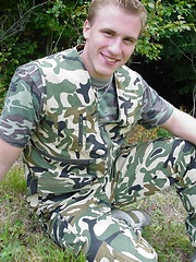 Czech military man naked by Czech Boys image #7