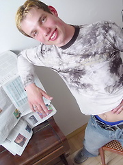 Blond guy jerking off dick by Czech Boys image #5