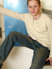Hot twink jacking off dick by Czech Boys image #5