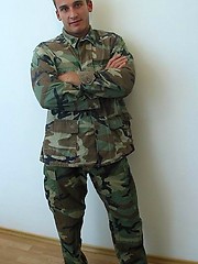 European soldier naked by Czech Boys image #7