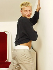 Blond european boy shows cock by Czech Boys image #6