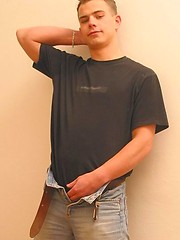 Lovely guy with fat cock by Czech Boys image #5