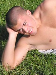 Muscle man outdoors by Czech Boys image #5