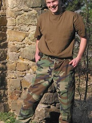 Czech soldier stripping by Czech Boys image #8