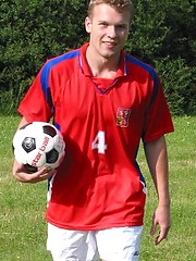 Twink football player naked by Czech Boys image #4