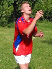 Twink football player naked by Czech Boys image #4