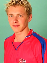 Blond european twink posing naked by Czech Boys image #6