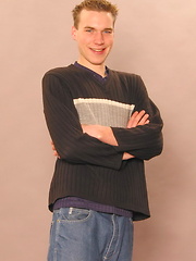 Cute twink shows his fat cock by Czech Boys image #5
