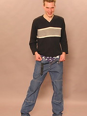 Cute twink shows his fat cock by Czech Boys image #5