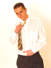 Euro boy jerking off dick by Czech Boys image #5