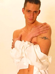 Euro boy jerking off dick by Czech Boys image #5