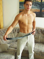 Twink shows shaved cock by Czech Boys image #7