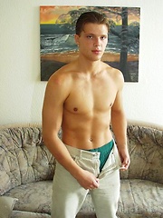 Twink shows shaved cock by Czech Boys image #7