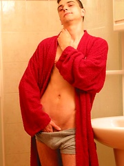 Euro boy jerking off by Czech Boys image #5