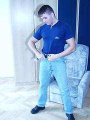 Horny twink jerking off dick by Czech Boys image #6