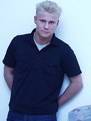 Blond euro twink shows uncut cock by Czech Boys image #7
