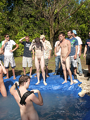These pledges get wet, naked, and a little horny by HazeHim image #7