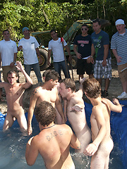 These pledges get wet, naked, and a little horny by HazeHim image #7