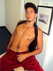 Hot latino boy jacking off dick by Miami Boyz image #7
