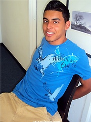 Cute latino twink jacking off by Miami Boyz image #7