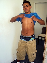 Cute latino twink jacking off by Miami Boyz image #7