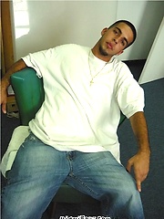 Roberto jerking off dick by Miami Boyz image #8