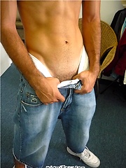 Roberto jerking off dick by Miami Boyz image #8