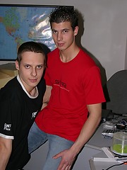 Two hot twinks fuck by East Boys image #9