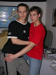 Two hot twinks fuck by East Boys image #9