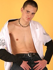 European twink jacking off by East Boys image #5