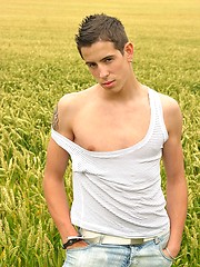 Hot jock posing outdoors by East Boys image #5