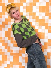 Blond twink posing naked by East Boys image #6