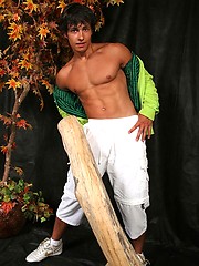 Muscled twink Alfonso posing by East Boys image #7