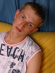 Twink plays with his big cock by East Boys image #8