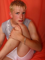 Blonde twink plays with cock by East Boys image #7