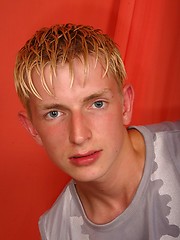 Blonde twink plays with cock by East Boys image #7
