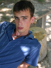Horny twink outdoors by East Boys image #8