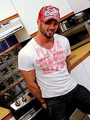 The fix. Hot tattooed hairy muscle hunk gets sucked dry by Maskurbate image #7