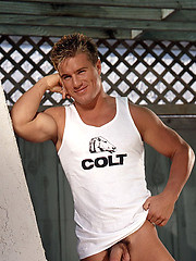 Cute muscled stud shows his perfect body by Colt Studio image #5