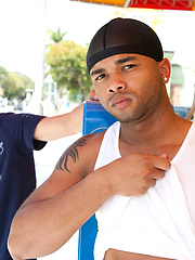 Watching the cum drip from this thugs mouth by Thug Hunter image #7