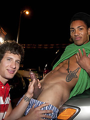 Getting his ass fucked by some thug on the street by Thug Hunter image #7
