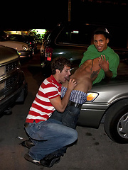 Getting his ass fucked by some thug on the street by Thug Hunter image #7