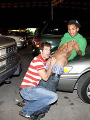 Getting his ass fucked by some thug on the street by Thug Hunter image #7