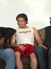 Dude rides 2 black cocks by Blacks On Boys image #7