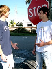 Mike Pulls a Gay Hustler & Gets Off by Straight Rent Boys image #5