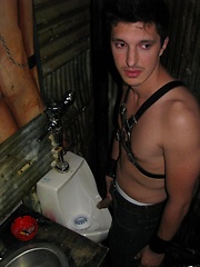 Diesal\\\\\\\'s Chest Gets Coated in Cum by Backroom Fuckers image #3