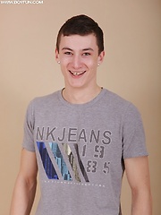 Cute tattooed boy Robin Hunter busts his nut. by BF Collection image #5