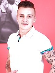 Tattooed stud Dom Ully gets hard and spreads his asshole. by BF Collection image #6