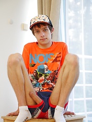 Cute teen Ben Kingston stroking his beautiful uncut dick. by BF Collection image #6