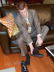 Suited Jock Strips Down by College Dudes image #6
